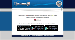 Desktop Screenshot of chateauproducts.com